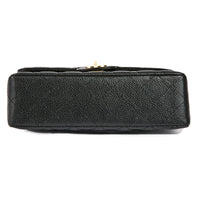 CHANEL - Sac bandoulière Classique Timeless Small cuir caviar noir - Handbag