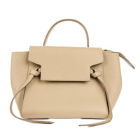 CELINE - Sac à main Mini Belt cuir beige - Handbag