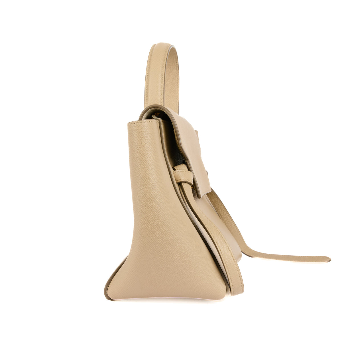 CELINE - Sac à main Mini Belt cuir beige - Handbag