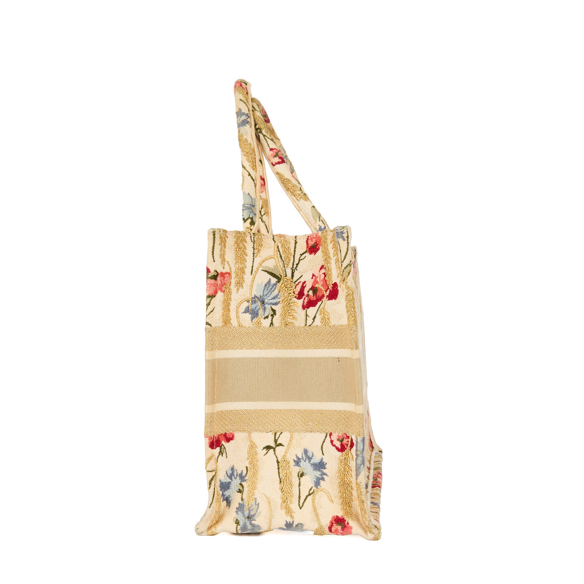 DIOR - Booktote bag with flower embroidery