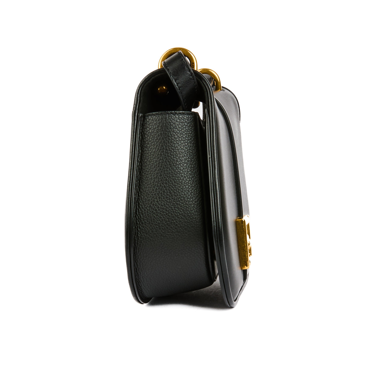 FENDI - Sac bandoulière C'mon medium cuir noir - Handbag