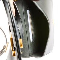 FENDI - Sac bandoulière C'mon medium cuir noir - Handbag