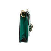 BVLGARI - Sac bandoulière Mini Serpenti cuir vert - Handbag