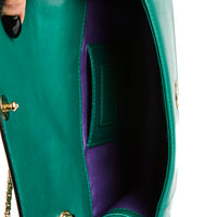 BVLGARI - Sac bandoulière Mini Serpenti cuir vert - Handbag