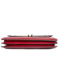 BVLGARI - Medium Serpenti Bag in Burgundy Leather