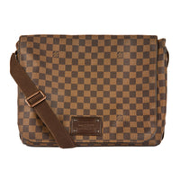 LOUIS VUITTON - Sac bandoulière Messenger Brooklyn damier ébène - Handbag