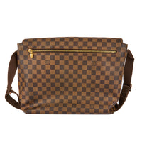 LOUIS VUITTON - Sac bandoulière Messenger Brooklyn damier ébène - Handbag