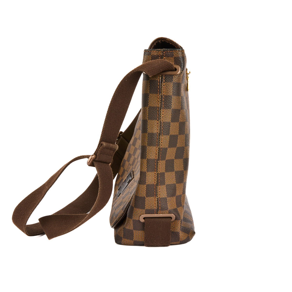 LOUIS VUITTON - Sac bandoulière Messenger Brooklyn damier ébène - Handbag