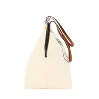 BURBERRY - Sac Cabas Society toile de coton beige - Handbag
