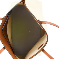BURBERRY - Sac Cabas Society toile de coton beige - Handbag