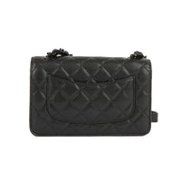 CHANEL - Sac bandoulière Wallet on chain So Black cuir caviar noir - Handbag