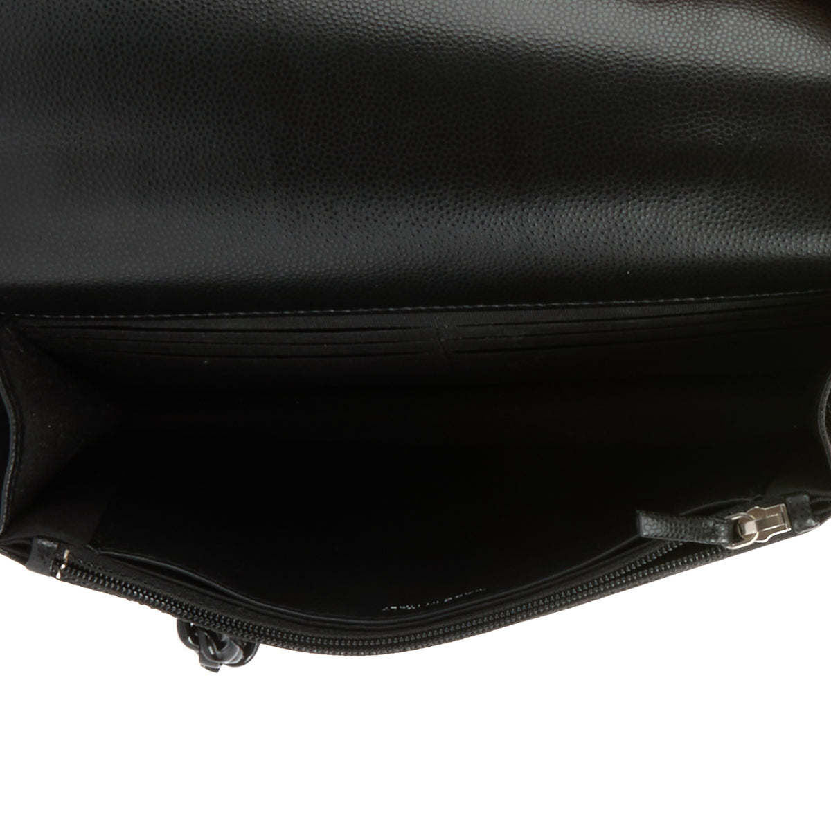 CHANEL - Sac bandoulière Wallet on chain So Black cuir caviar noir - Handbag