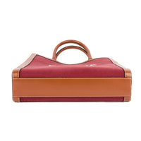 CELINE - Sac à main Cabas Vertical toile rouge - Handbag