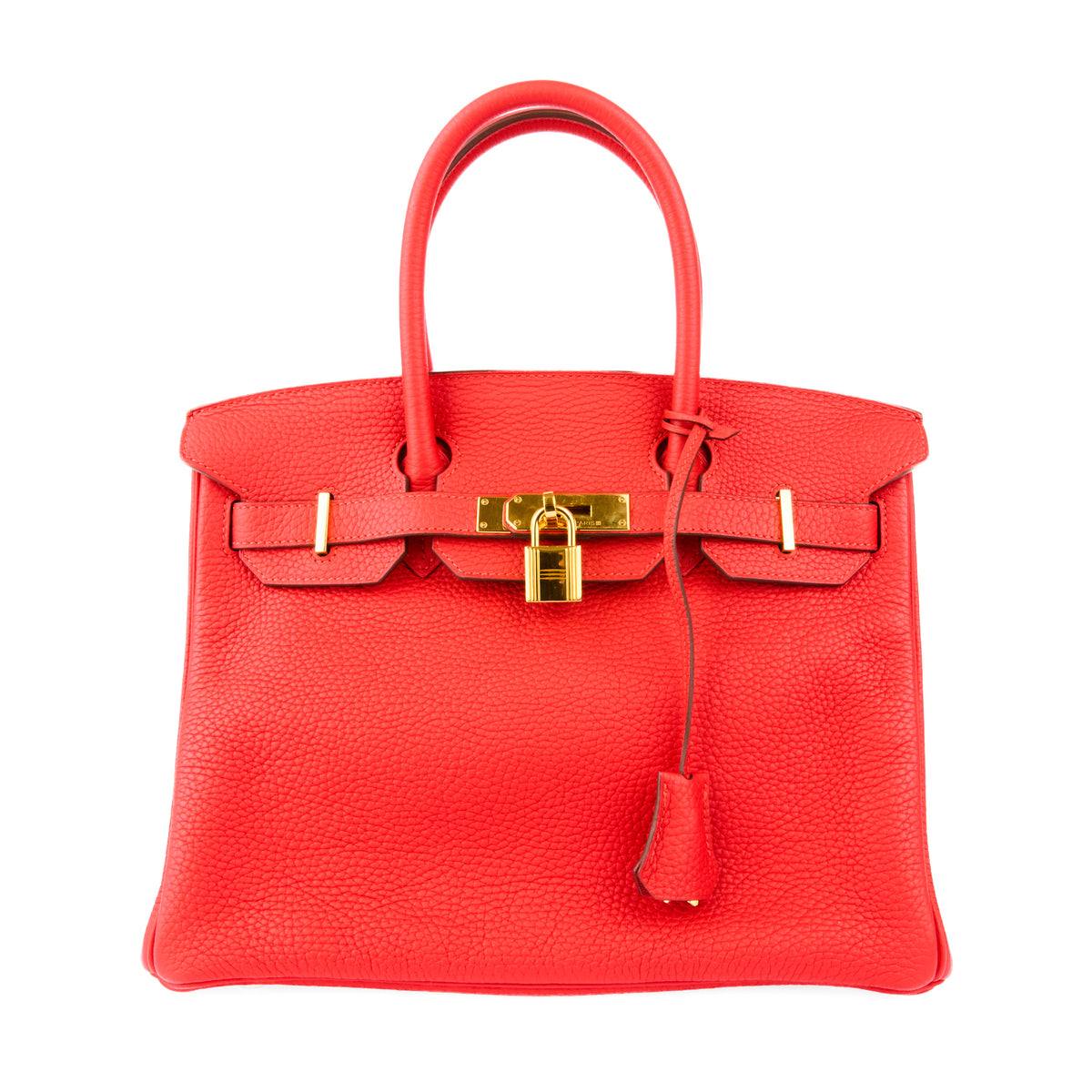 HERMES - Sac Birkin 30 Togo Rouge Tomate - Handbag