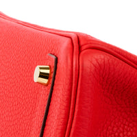 HERMES - Sac Birkin 30 Togo Rouge Tomate - Handbag