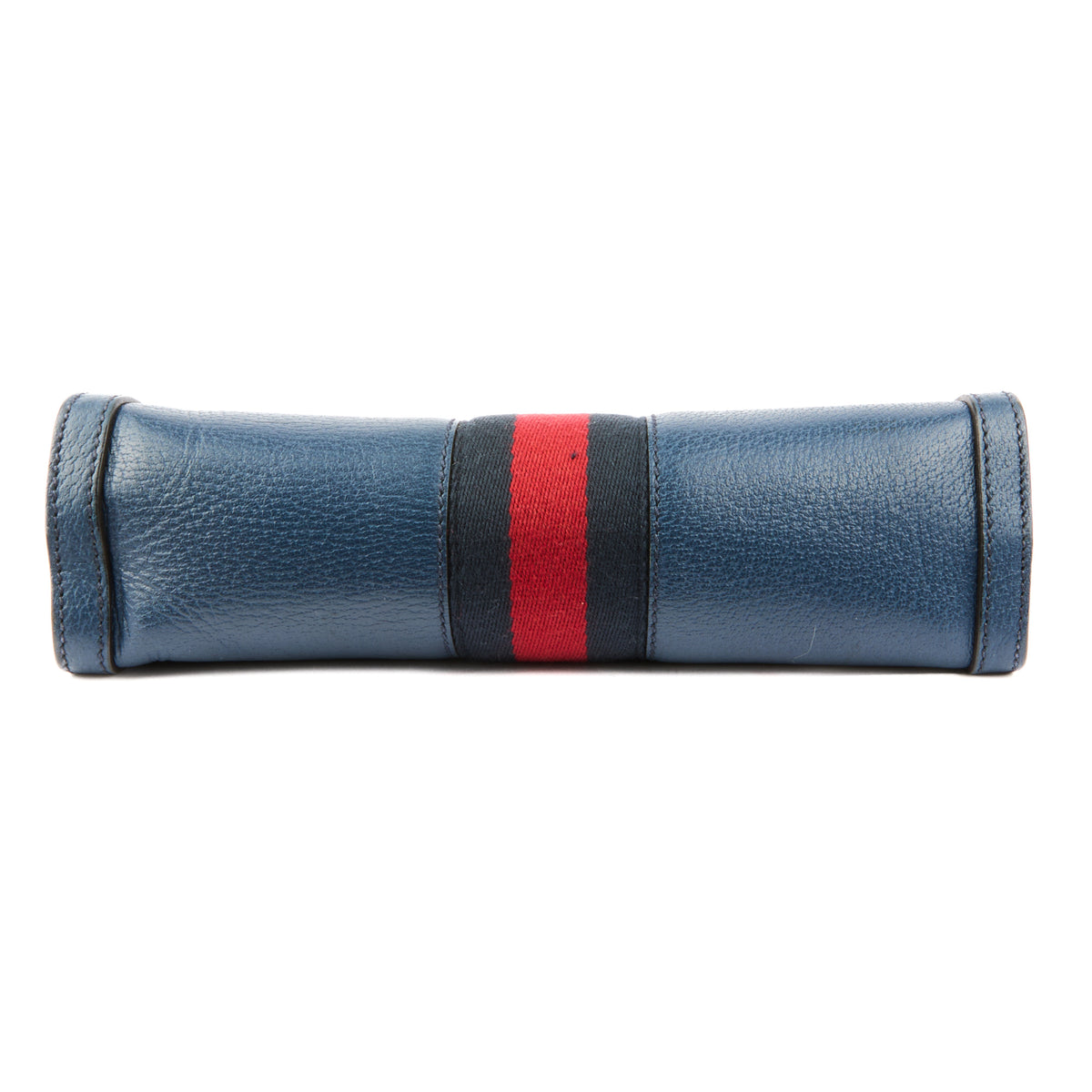 GUCCI - Sac pochette Ophidia cuir bleu - Pouchbag