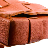 BOTTEGA VENETA - Orange grained leather Cassette bag - Handbag