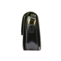 CELINE - Sac bandoulière Teen Triomphe cuir noir - Handbag