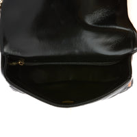 CHANEL - Sac à main Mini Coco Trip cuir noir - Handbag