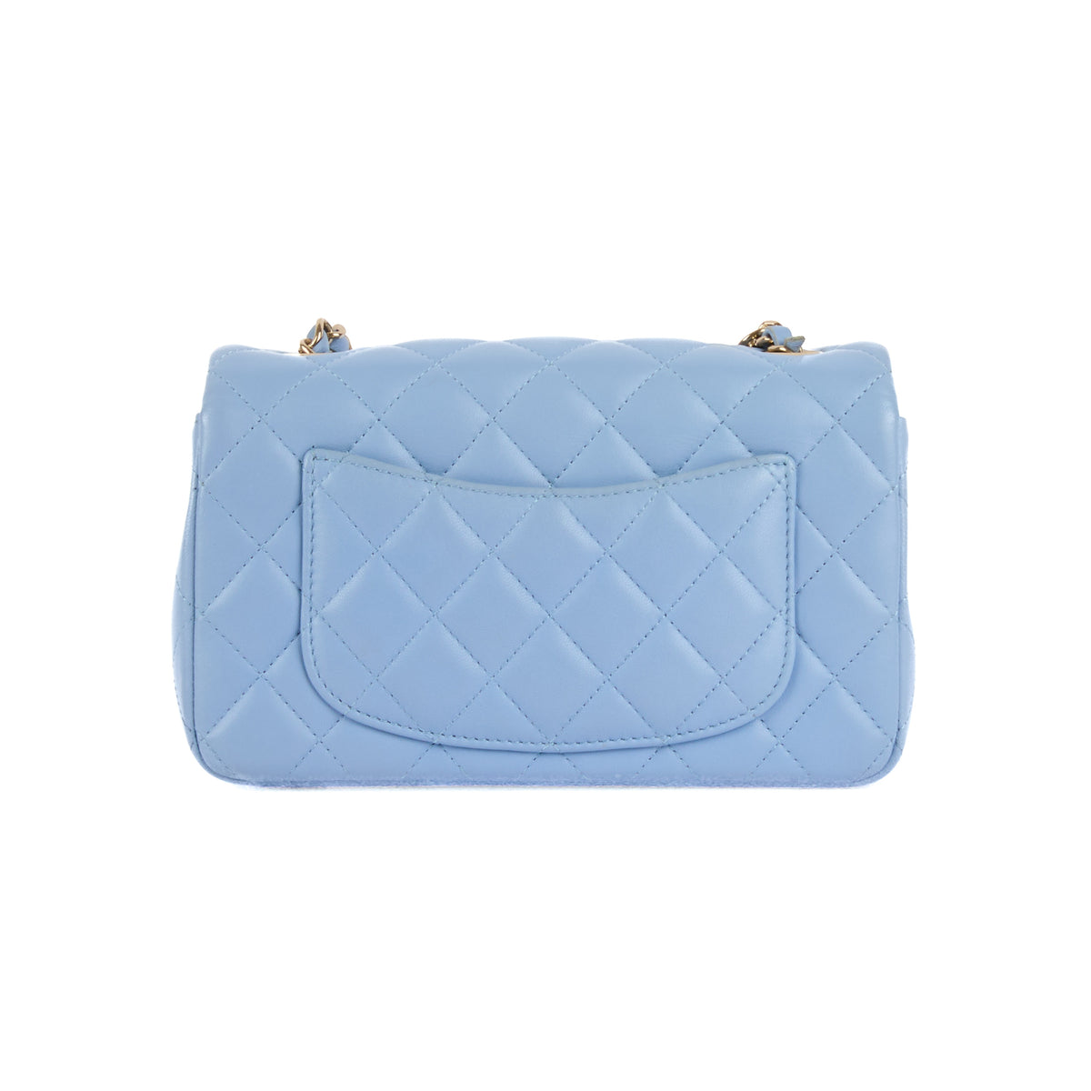 CHANEL - Mini Timeless shoulder bag in blue leather - Shoulder Bag