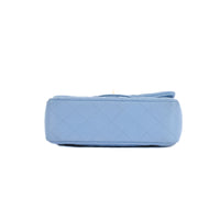 CHANEL - Mini Timeless shoulder bag in blue leather - Shoulder Bag