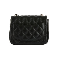 CHANEL - Mini Timeless Square shoulder bag in black leather - Handbag