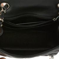 CHANEL - Mini Timeless Square shoulder bag in black leather - Handbag