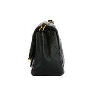 CHANEL - Mini Timeless Square shoulder bag in black leather - Handbag