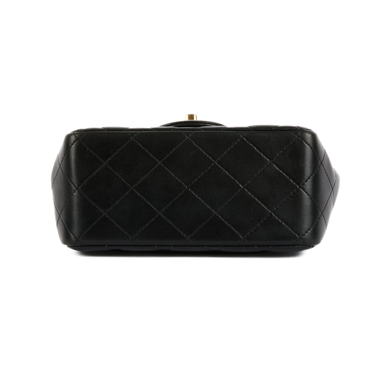 CHANEL - Mini Timeless Square shoulder bag in black leather - Handbag