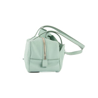 BALENCIAGA - Sac à main Carrie Small cuir turquoise - Handbag