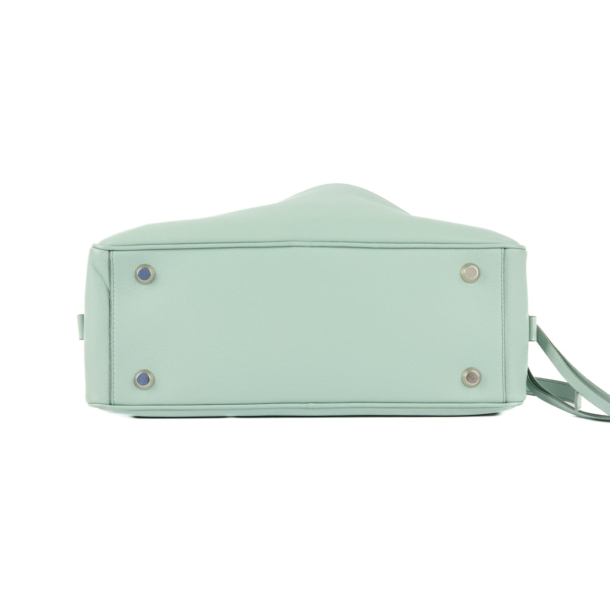 BALENCIAGA - Sac à main Carrie Small cuir turquoise - Handbag