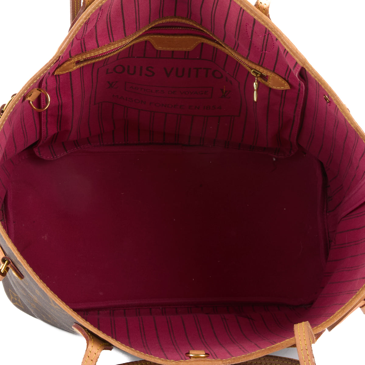 LOUIS VUITTON - Sac à main Neverfull MM toile Monogram - Handbag
