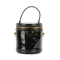 LOUIS VUITTON - Cannes bucket crossbody bag in black monogram patent leather - Handbag