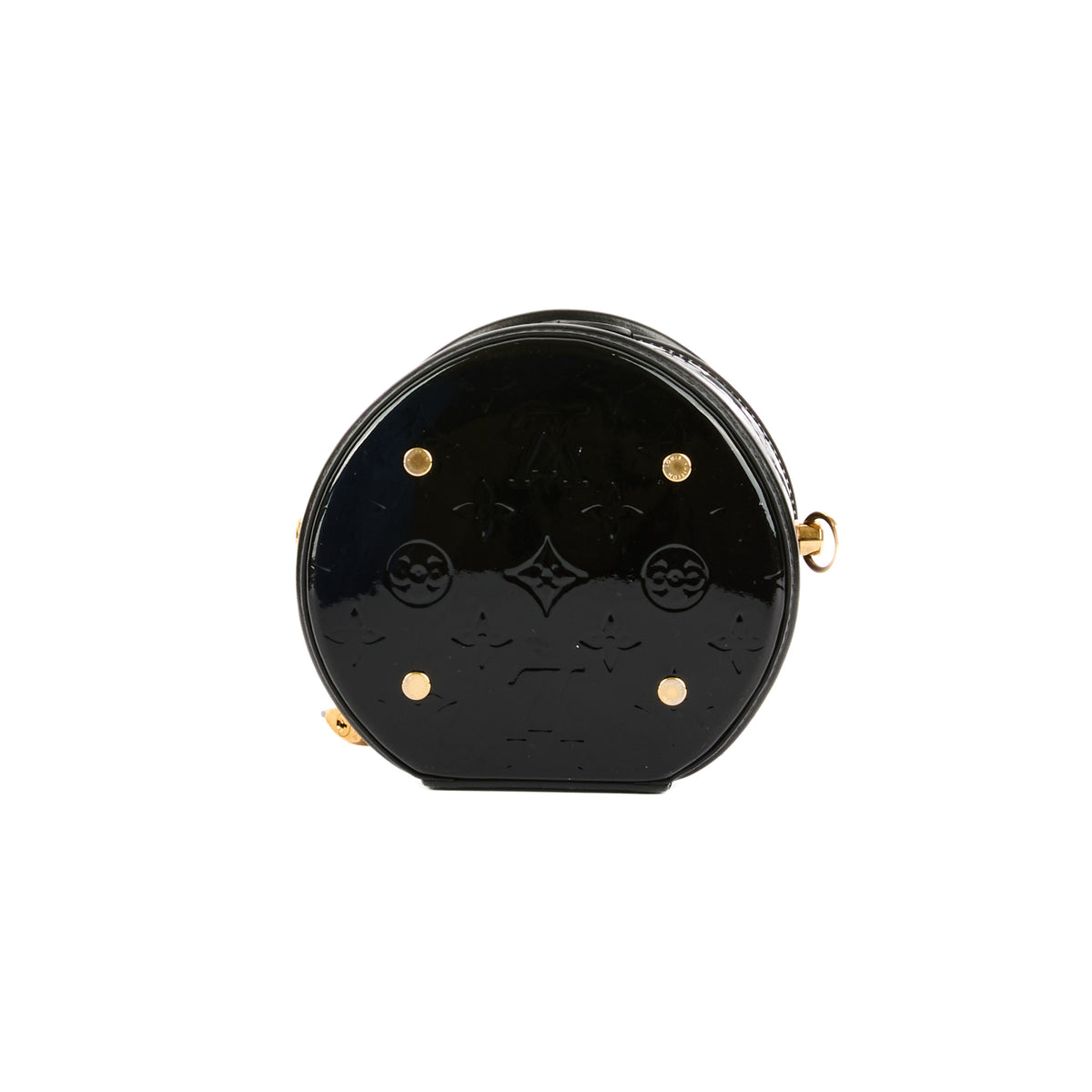 LOUIS VUITTON - Cannes bucket crossbody bag in black monogram patent leather - Handbag