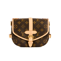 LOUIS VUITTON - Sac bandoulière Saumur BB toile Monogram - Handbag