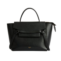 CELINE - Medium Belt Bag in black leather - Hand bag