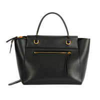 CELINE - Medium Belt Bag in black leather - Hand bag