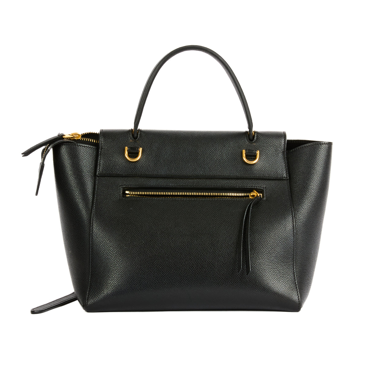CELINE - Medium Belt Bag in black leather - Hand bag