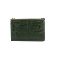 SAINT LAURENT - Sac bandoulière Mini Kate tassel cuir vert - Handbag
