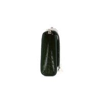 SAINT LAURENT - Sac bandoulière Mini Kate tassel cuir vert - Handbag