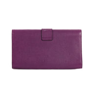 SAINT LAURENT - Pochette à main Chyc cuir violet - Hand pouch