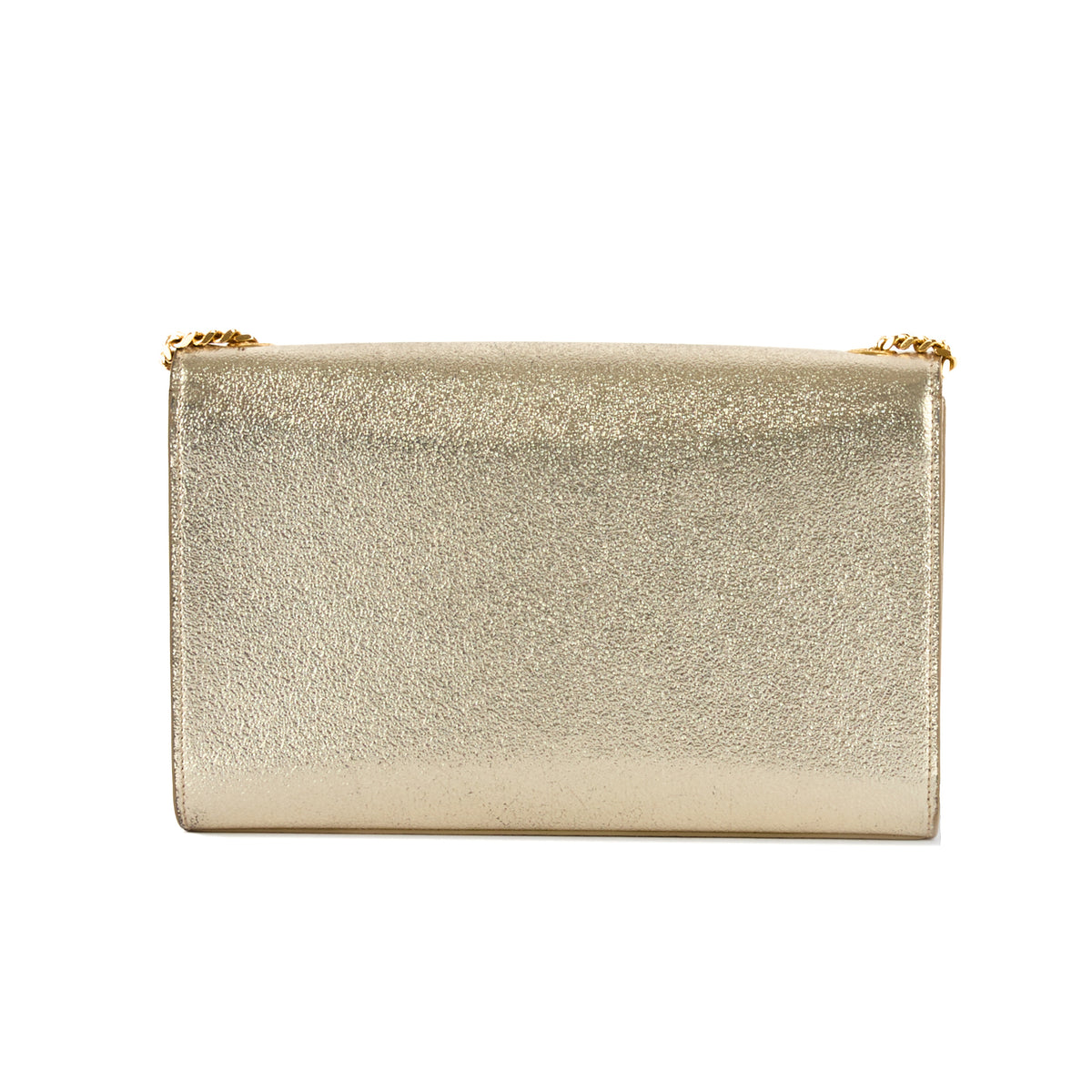 SAINT LAURENT - Sac bandoulière Kate cuir doré - Handbag