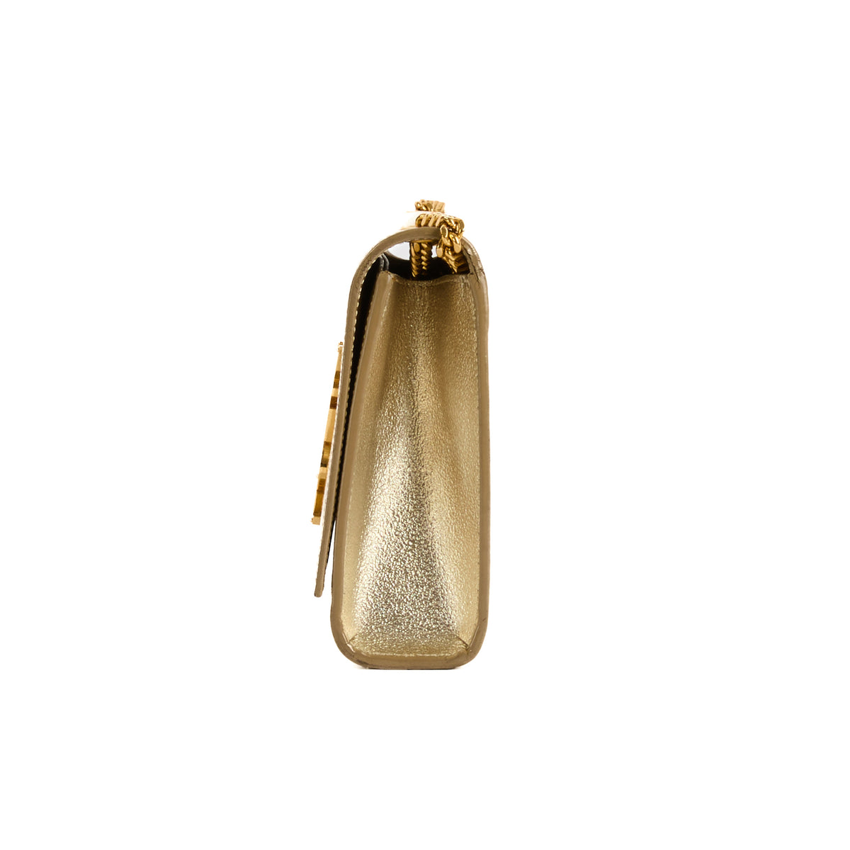 SAINT LAURENT - Sac bandoulière Kate cuir doré - Handbag