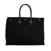 SAINT LAURENT - Large black tote bag