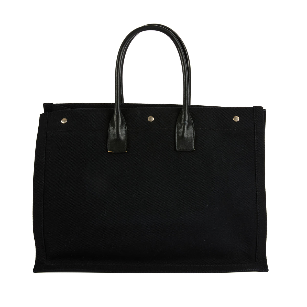 SAINT LAURENT - Large black tote bag