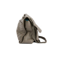 SAINT LAURENT - Grey leather Nikki Baby bag