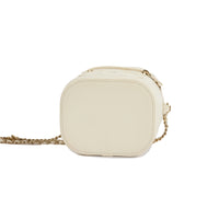 CHANEL - White CC Mania Vanity Case bag