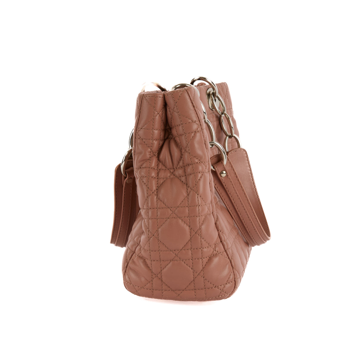 DIOR - Lady Soft tote bag in pink leather - Handbag