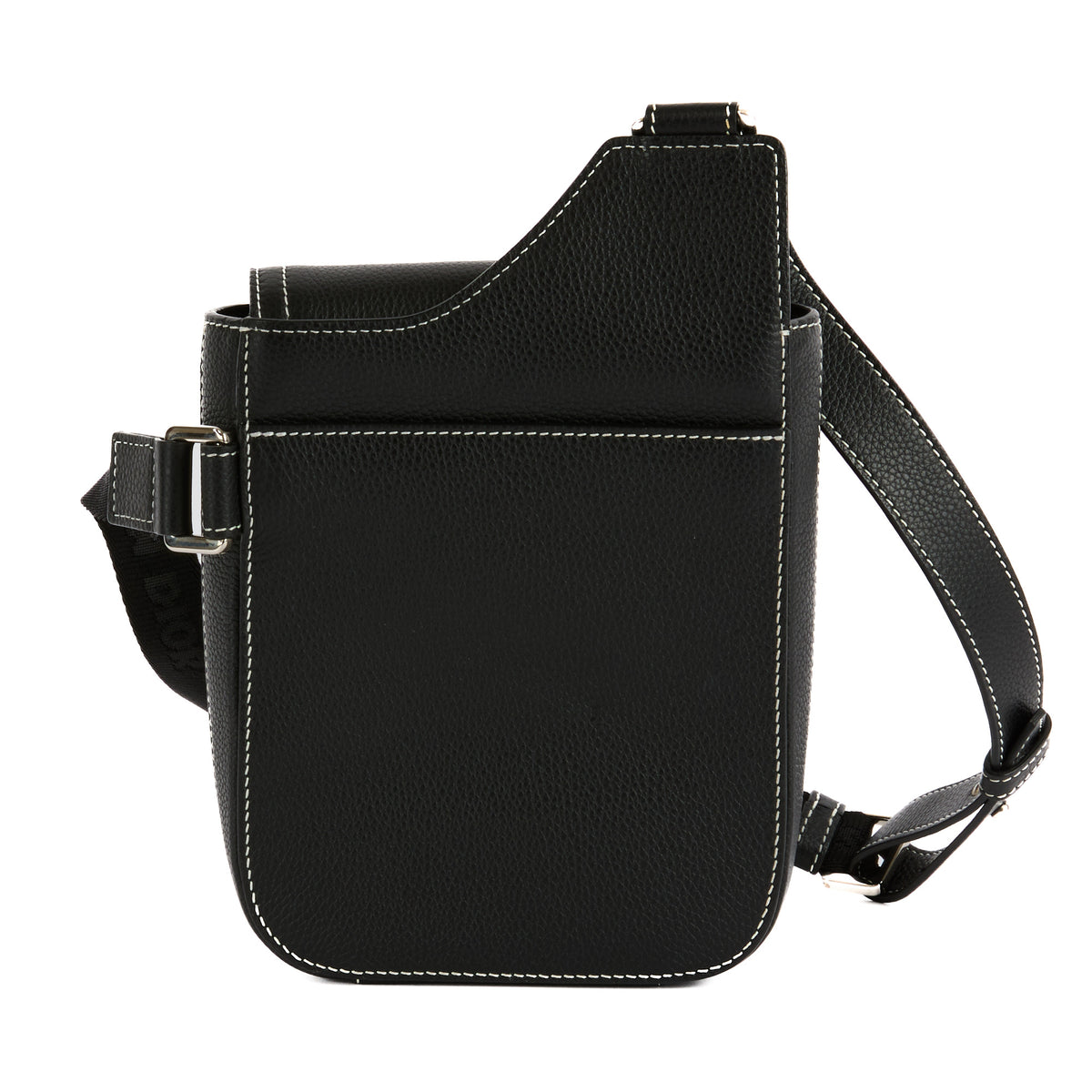 DIOR - Sac bandoulière Messenger Saddle Bee cuir noir - Handbag