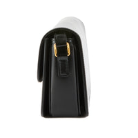 CELINE - Sac bandoulière Teen Triomphe cuir noir - Handbag